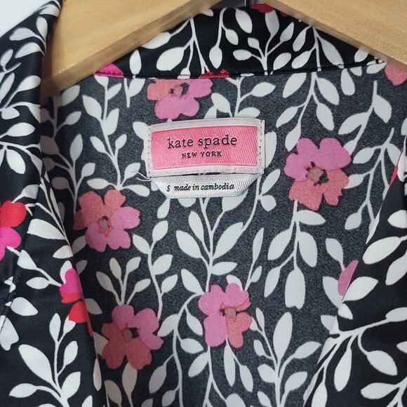 Kate Spade- Women's 2 piece Floral pajama set- size small - Picture 3 of 8